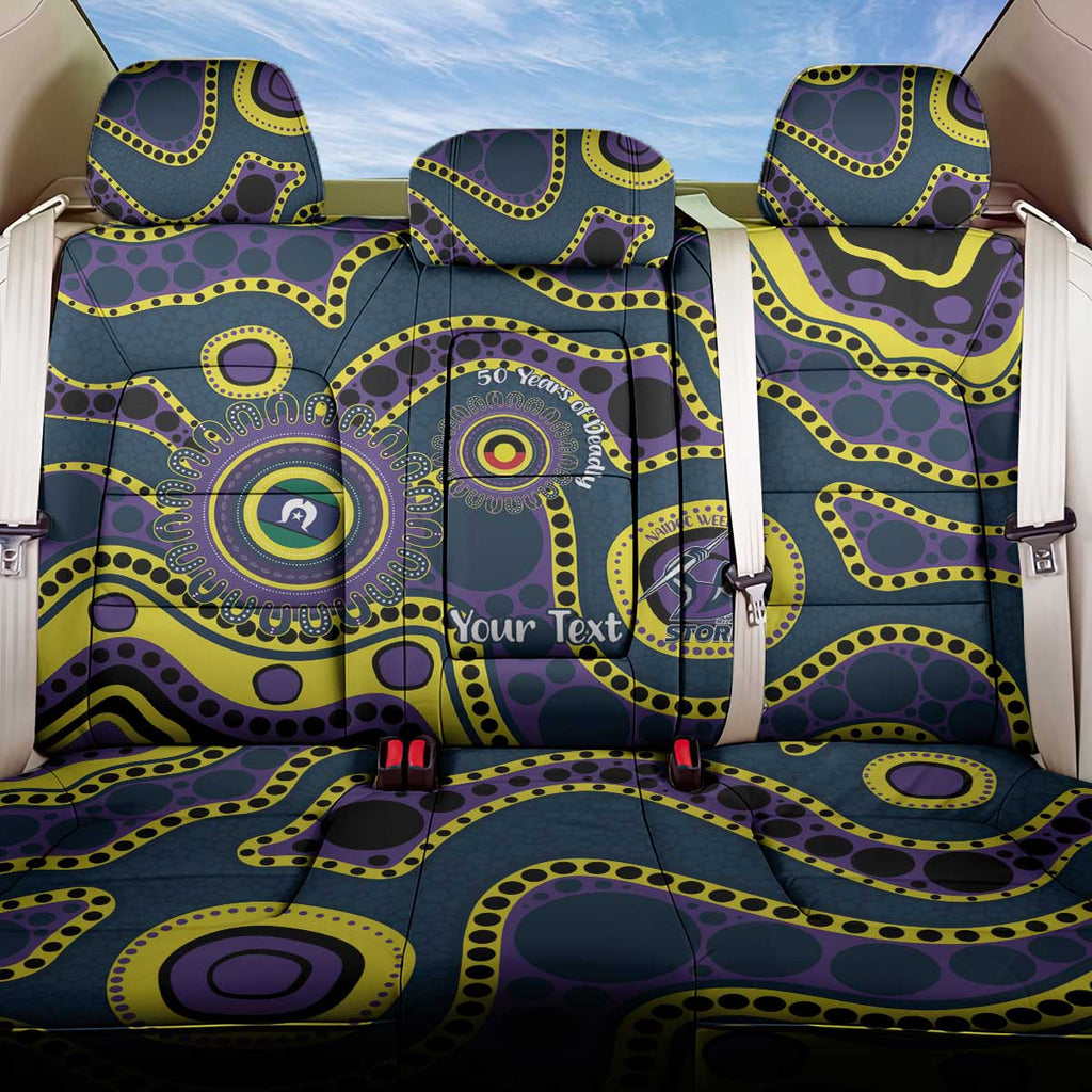 Storm NAIDOC Week 2026 Personalised Back Car Seat Cover 50 Years of Deadly Aboriginal Art