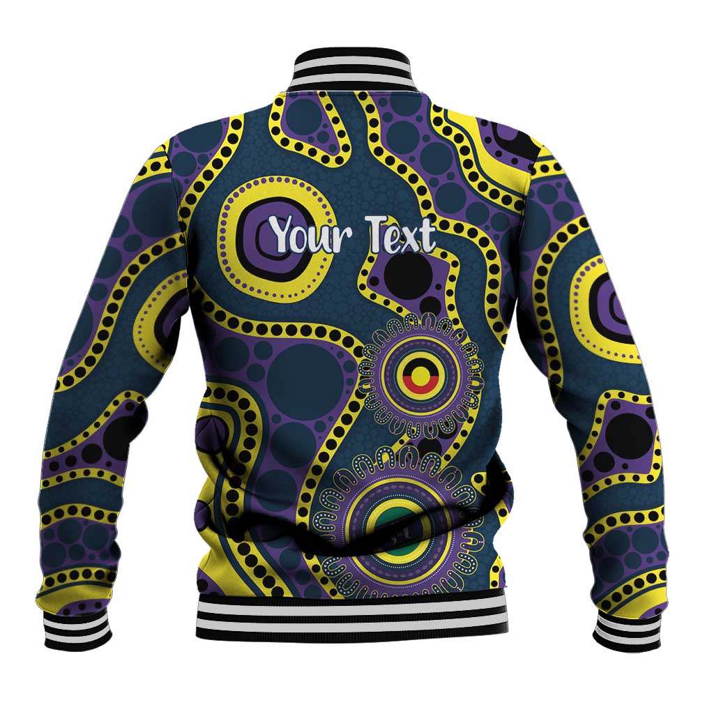 Storm NAIDOC Week 2026 Personalised Baseball Jacket 50 Years of Deadly Aboriginal Art