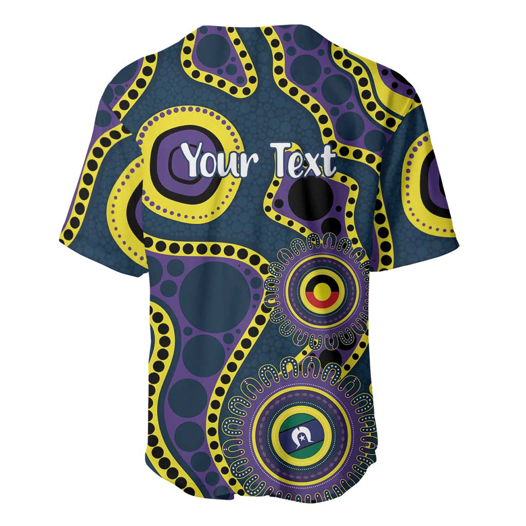 Storm NAIDOC Week 2026 Personalised Baseball Jersey 50 Years of Deadly Aboriginal Art