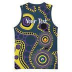 Storm NAIDOC Week 2026 Personalised Basketball Jersey 50 Years of Deadly Aboriginal Art
