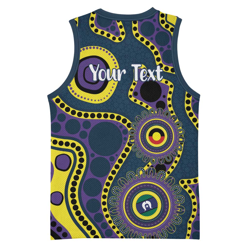 Storm NAIDOC Week 2026 Personalised Basketball Jersey 50 Years of Deadly Aboriginal Art