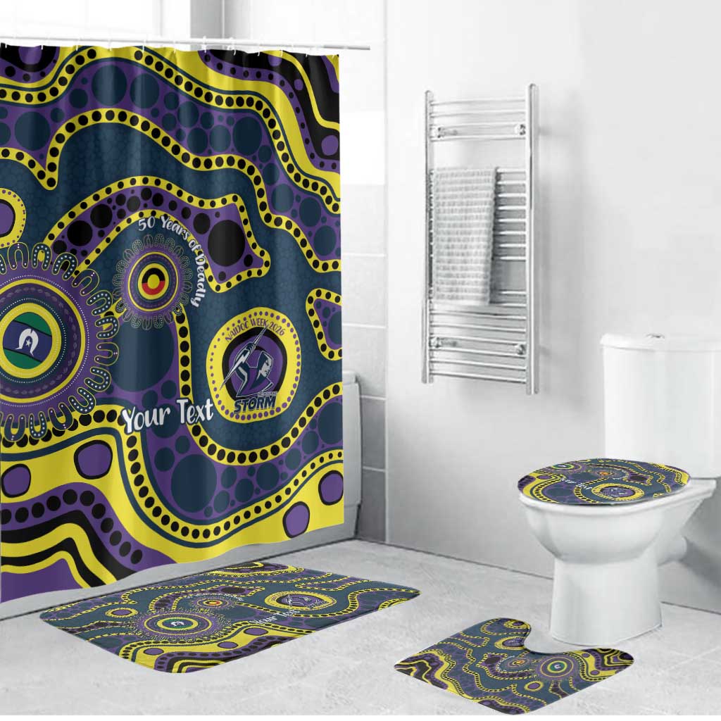 Storm NAIDOC Week 2026 Personalised Bathroom Set 50 Years of Deadly Aboriginal Art
