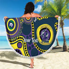 Storm NAIDOC Week 2026 Personalised Beach Blanket 50 Years of Deadly Aboriginal Art