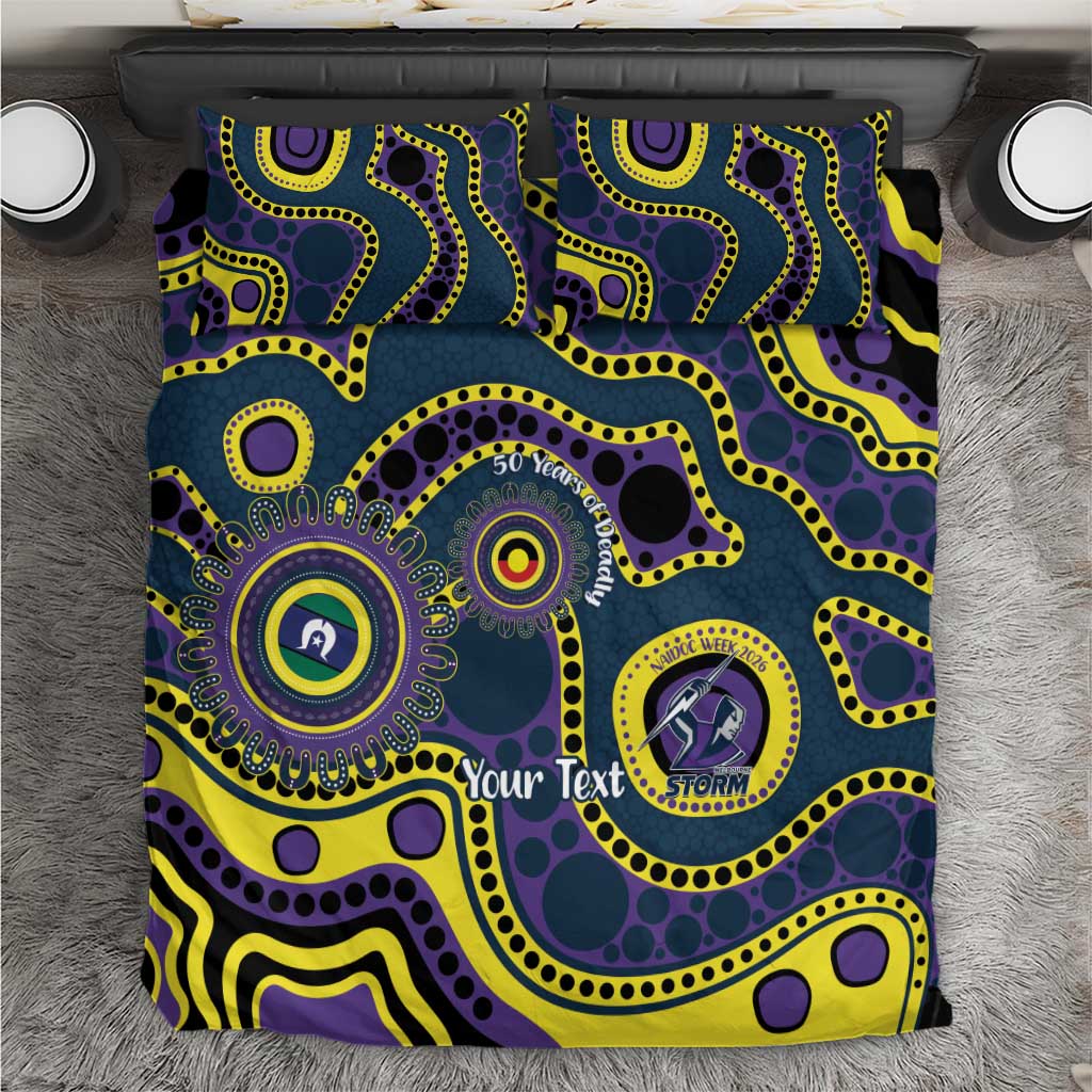 Storm NAIDOC Week 2026 Personalised Bedding Set 50 Years of Deadly Aboriginal Art