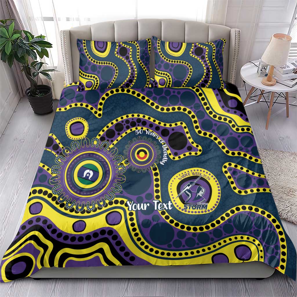 Storm NAIDOC Week 2026 Personalised Bedding Set 50 Years of Deadly Aboriginal Art