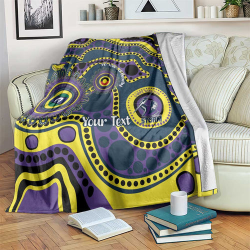 Storm NAIDOC Week 2026 Personalised Blanket 50 Years of Deadly Aboriginal Art