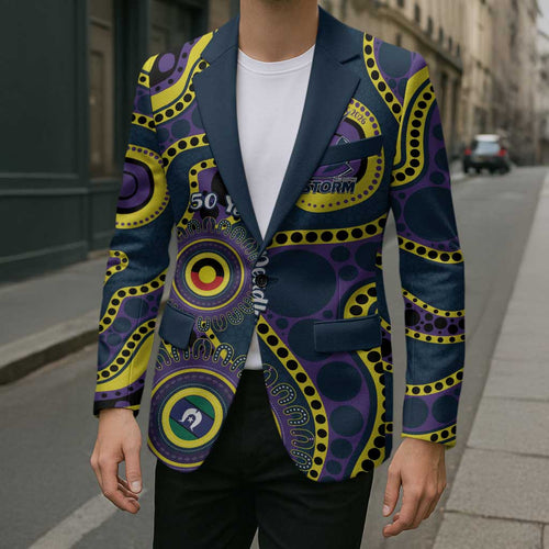 Storm NAIDOC Week 2026 Personalised Blazer 50 Years of Deadly Aboriginal Art