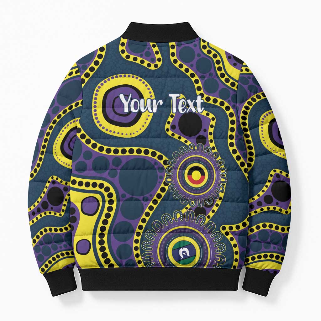 Storm NAIDOC Week 2026 Personalised Bomber Puffer Jacket 50 Years of Deadly Aboriginal Art