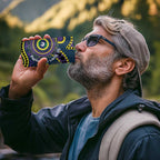Storm NAIDOC Week 2026 Personalised 4 in 1 Can Cooler Tumbler 50 Years of Deadly Aboriginal Art