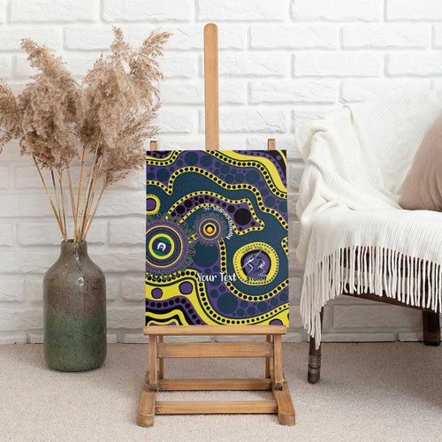 Storm NAIDOC Week 2026 Personalised Canvas Wall Art 50 Years of Deadly Aboriginal Art