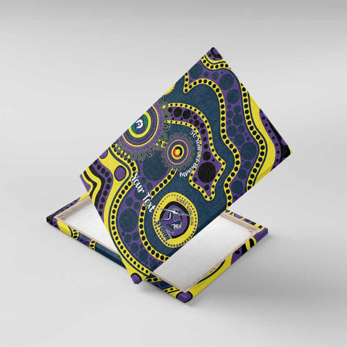 Storm NAIDOC Week 2026 Personalised Canvas Wall Art 50 Years of Deadly Aboriginal Art