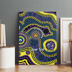 Storm NAIDOC Week 2026 Personalised Canvas Wall Art 50 Years of Deadly Aboriginal Art