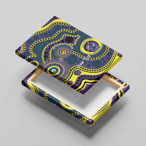 Storm NAIDOC Week 2026 Personalised Canvas Wall Art 50 Years of Deadly Aboriginal Art