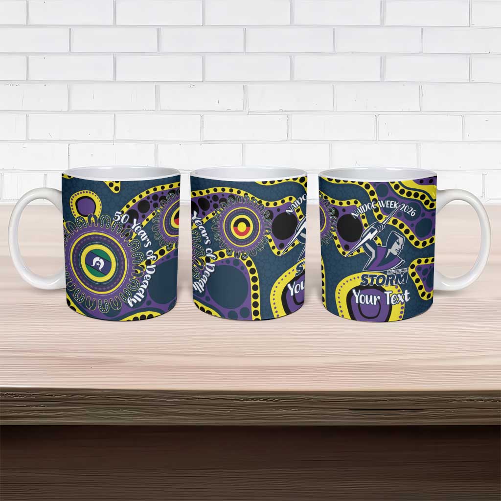 Storm NAIDOC Week 2026 Personalised Ceramic Mug 50 Years of Deadly Aboriginal Art