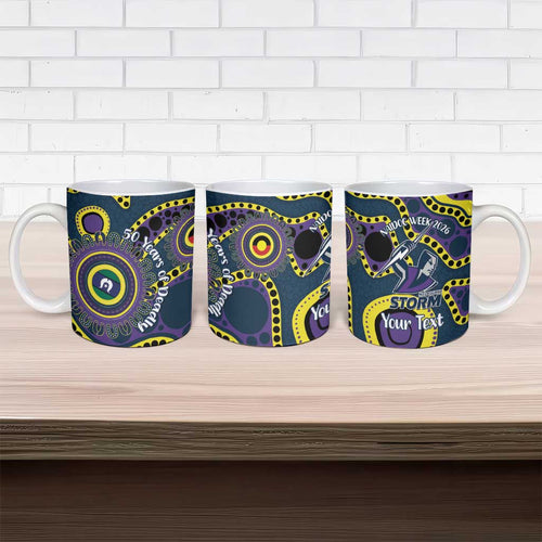 Storm NAIDOC Week 2026 Personalised Ceramic Mug 50 Years of Deadly Aboriginal Art
