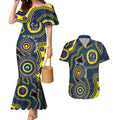 Storm NAIDOC Week 2026 Personalised Couples Matching Mermaid Dress and Hawaiian Shirt 50 Years of Deadly Aboriginal Art