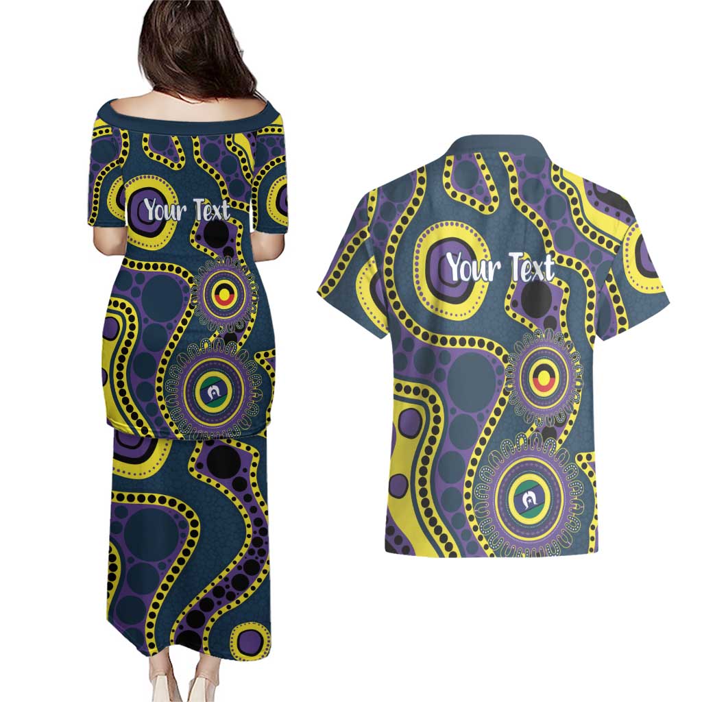 Storm NAIDOC Week 2026 Personalised Couples Matching Puletasi and Hawaiian Shirt 50 Years of Deadly Aboriginal Art