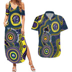 Storm NAIDOC Week 2026 Personalised Couples Matching Summer Maxi Dress and Hawaiian Shirt 50 Years of Deadly Aboriginal Art