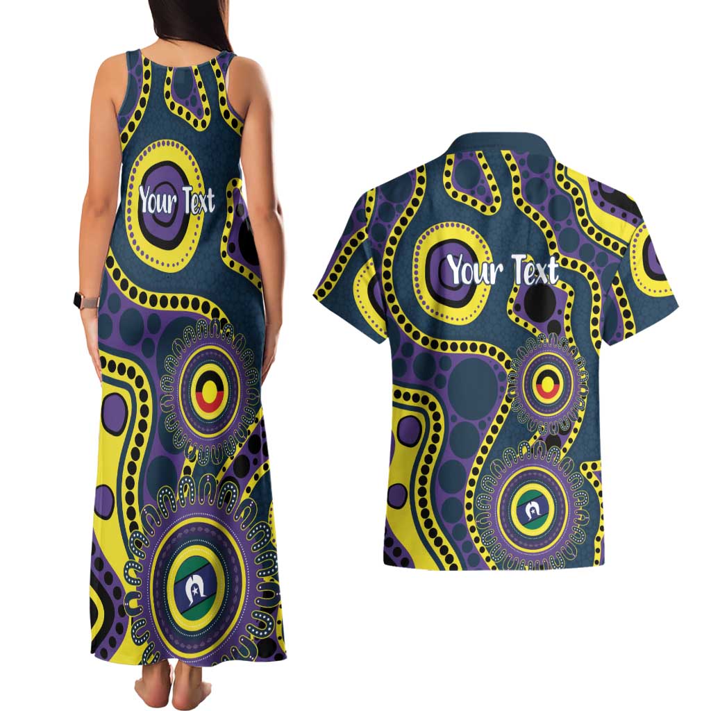 Storm NAIDOC Week 2026 Personalised Couples Matching Tank Maxi Dress and Hawaiian Shirt 50 Years of Deadly Aboriginal Art