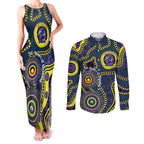Storm NAIDOC Week 2026 Personalised Couples Matching Tank Maxi Dress and Long Sleeve Button Shirt 50 Years of Deadly Aboriginal Art