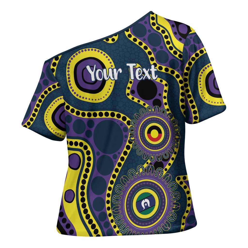 Storm NAIDOC Week 2026 Personalised Cross Shoulder Shirt 50 Years of Deadly Aboriginal Art