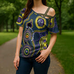 Storm NAIDOC Week 2026 Personalised Cross Shoulder Shirt 50 Years of Deadly Aboriginal Art