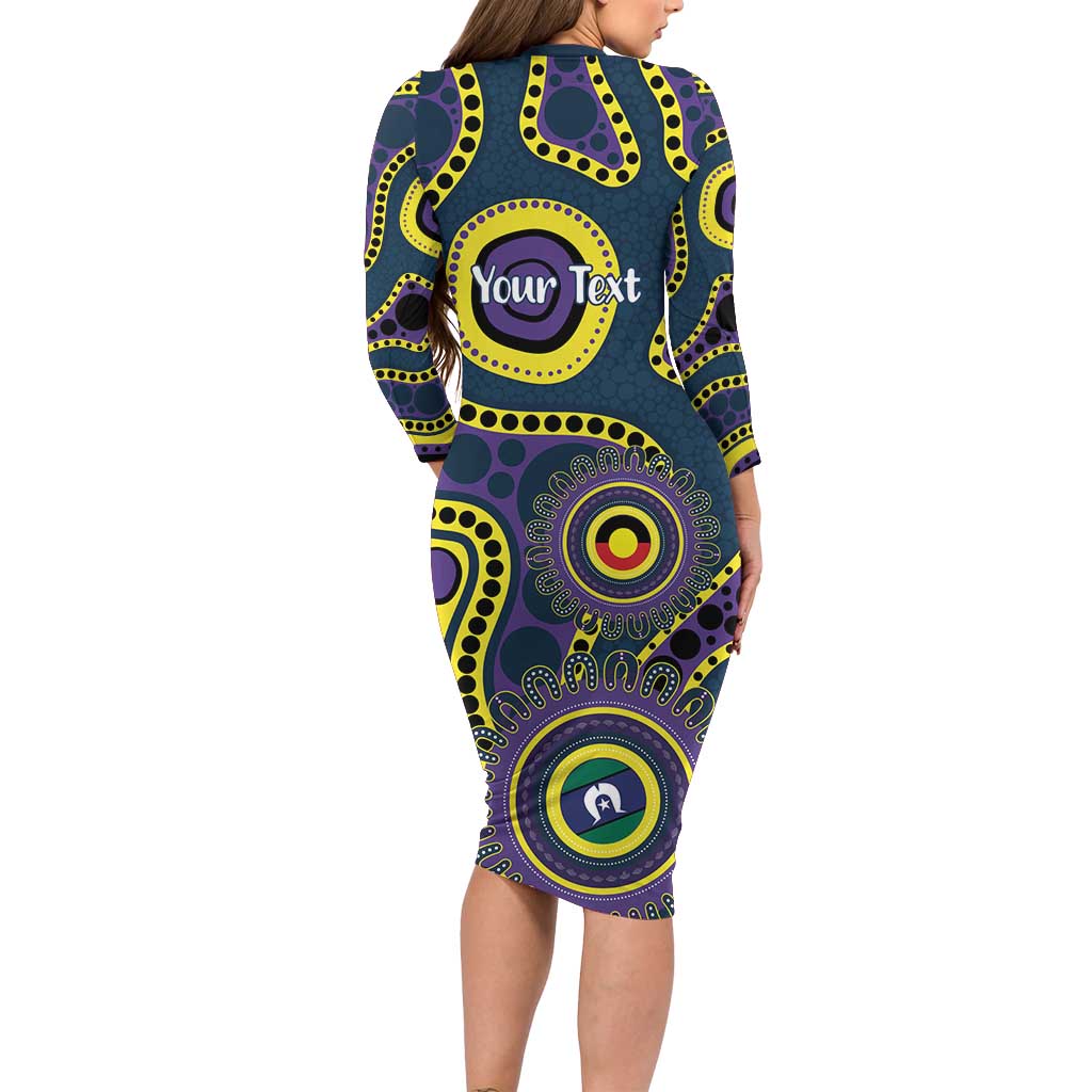 Storm NAIDOC Week 2026 Personalised Family Matching Long Sleeve Bodycon Dress and Hawaiian Shirt 50 Years of Deadly Aboriginal Art