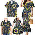 Storm NAIDOC Week 2026 Personalised Family Matching Mermaid Dress and Hawaiian Shirt 50 Years of Deadly Aboriginal Art