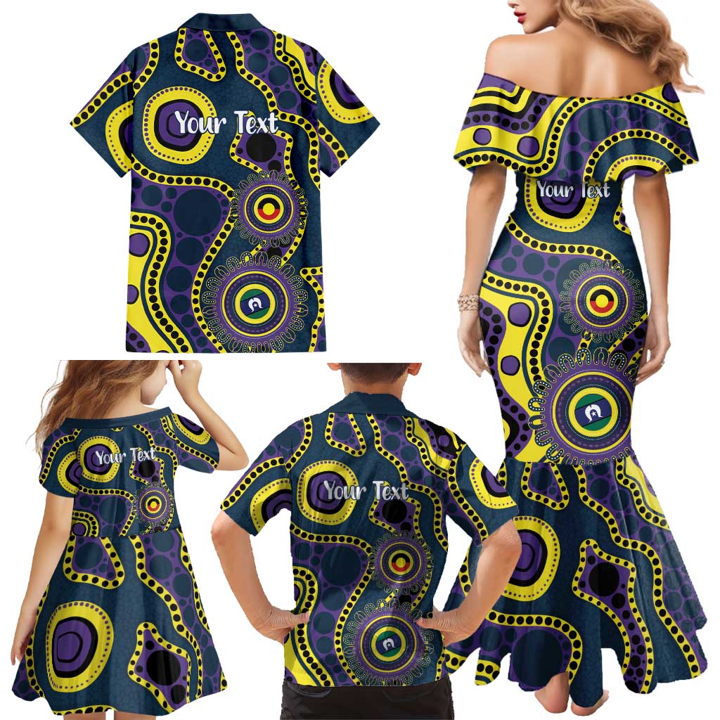 Storm NAIDOC Week 2026 Personalised Family Matching Mermaid Dress and Hawaiian Shirt 50 Years of Deadly Aboriginal Art