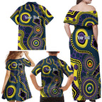 Storm NAIDOC Week 2026 Personalised Family Matching Off Shoulder Maxi Dress and Hawaiian Shirt 50 Years of Deadly Aboriginal Art