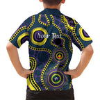 Storm NAIDOC Week 2026 Personalised Family Matching Off Shoulder Short Dress and Hawaiian Shirt 50 Years of Deadly Aboriginal Art