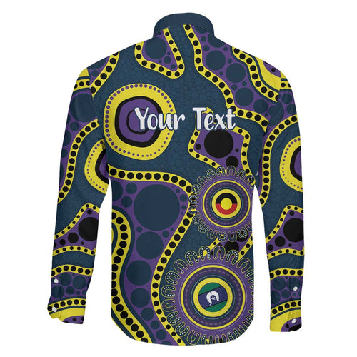 Storm NAIDOC Week 2026 Personalised Family Matching Off Shoulder Short Dress and Hawaiian Shirt 50 Years of Deadly Aboriginal Art