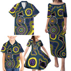 Storm NAIDOC Week 2026 Personalised Family Matching Puletasi and Hawaiian Shirt 50 Years of Deadly Aboriginal Art