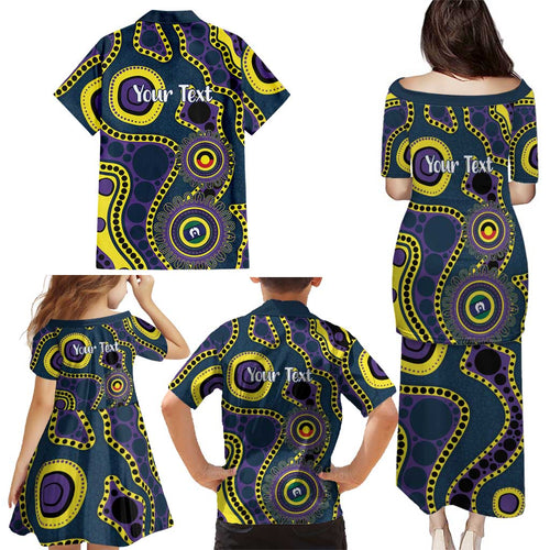 Storm NAIDOC Week 2026 Personalised Family Matching Puletasi and Hawaiian Shirt 50 Years of Deadly Aboriginal Art