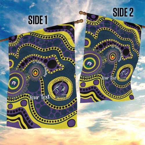 Storm NAIDOC Week 2026 Personalised Garden Flag 50 Years of Deadly Aboriginal Art