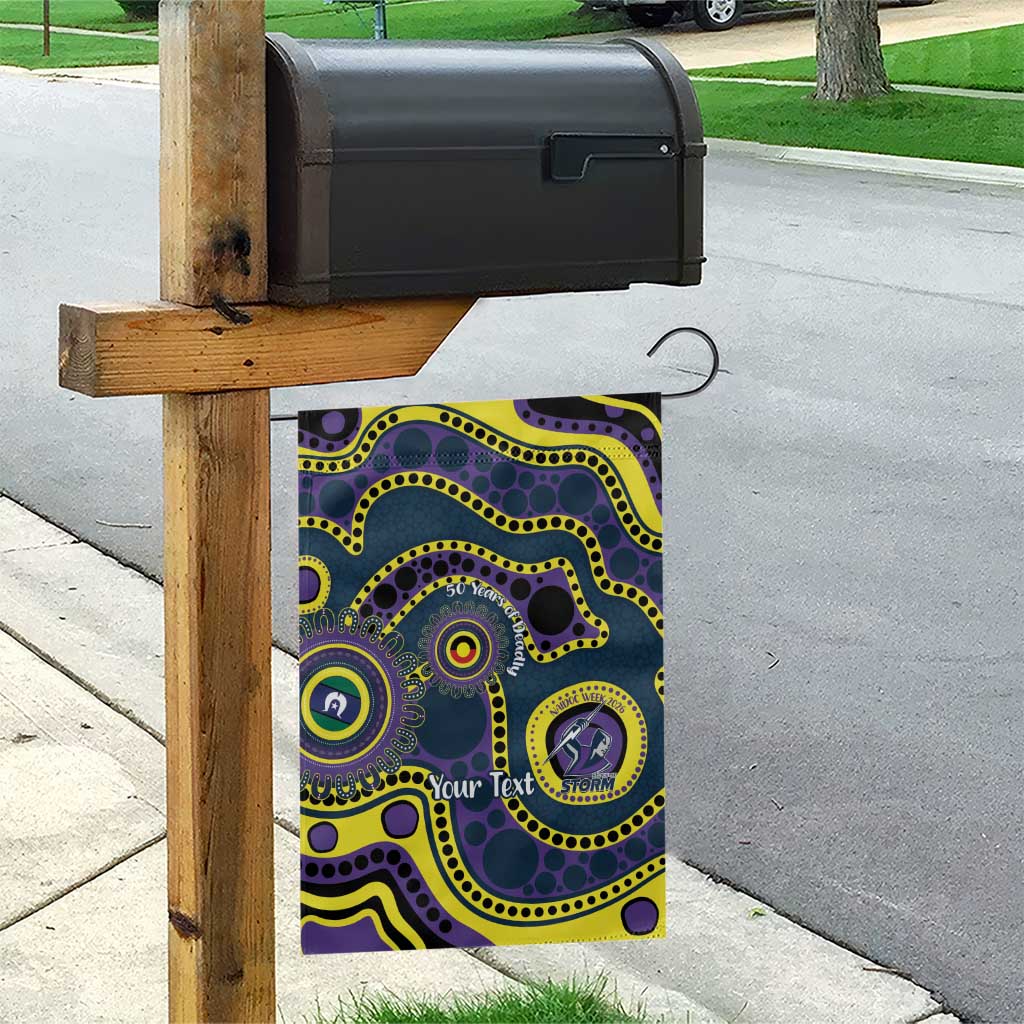 Storm NAIDOC Week 2026 Personalised Garden Flag 50 Years of Deadly Aboriginal Art