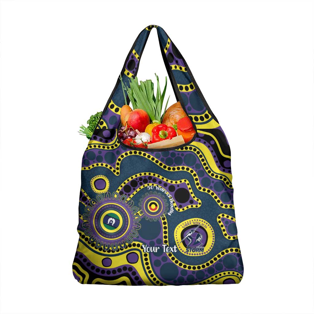 Storm NAIDOC Week 2026 Personalised Grocery Bag 50 Years of Deadly Aboriginal Art