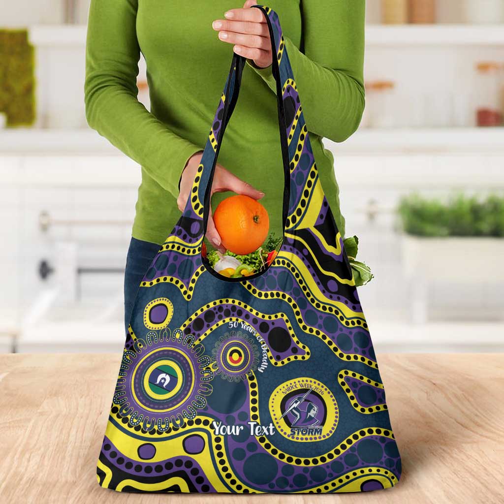 Storm NAIDOC Week 2026 Personalised Grocery Bag 50 Years of Deadly Aboriginal Art