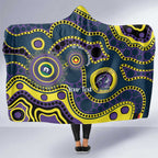 Storm NAIDOC Week 2026 Personalised Hooded Blanket 50 Years of Deadly Aboriginal Art