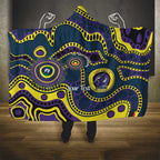 Storm NAIDOC Week 2026 Personalised Hooded Blanket 50 Years of Deadly Aboriginal Art
