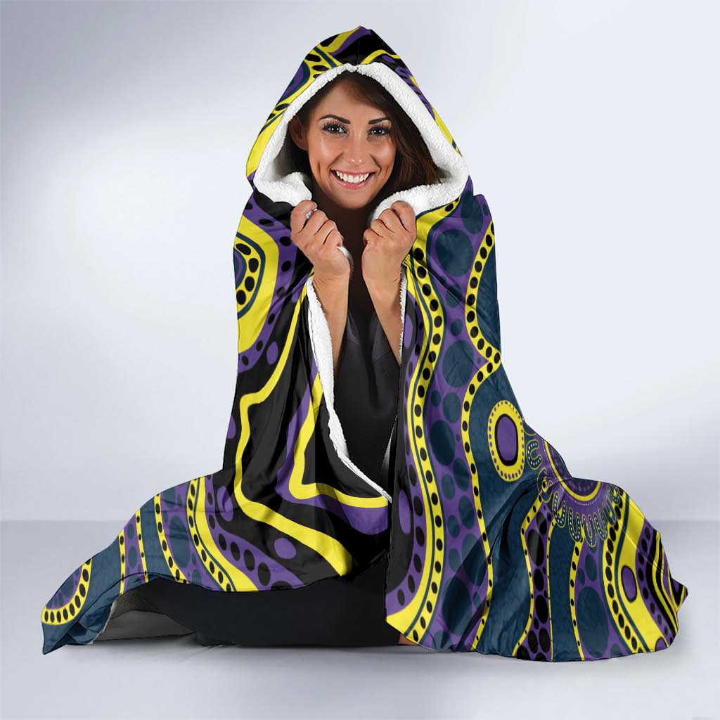 Storm NAIDOC Week 2026 Personalised Hooded Blanket 50 Years of Deadly Aboriginal Art