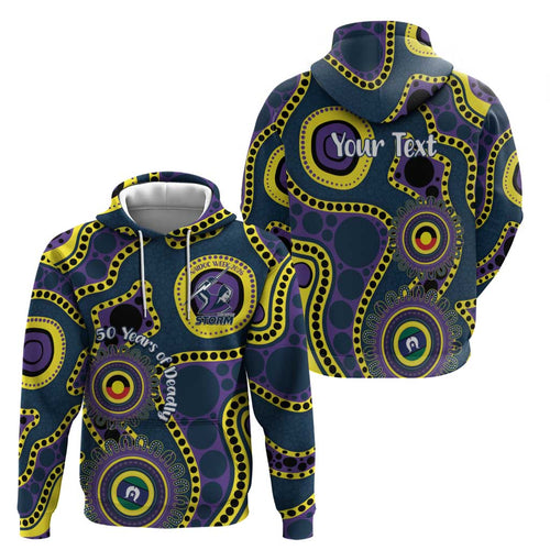 Storm NAIDOC Week 2026 Personalised Hoodie 50 Years of Deadly Aboriginal Art