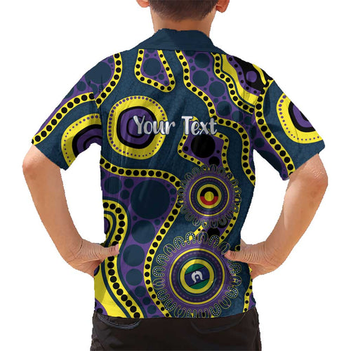 Storm NAIDOC Week 2026 Personalised Kid Hawaiian Shirt 50 Years of Deadly Aboriginal Art