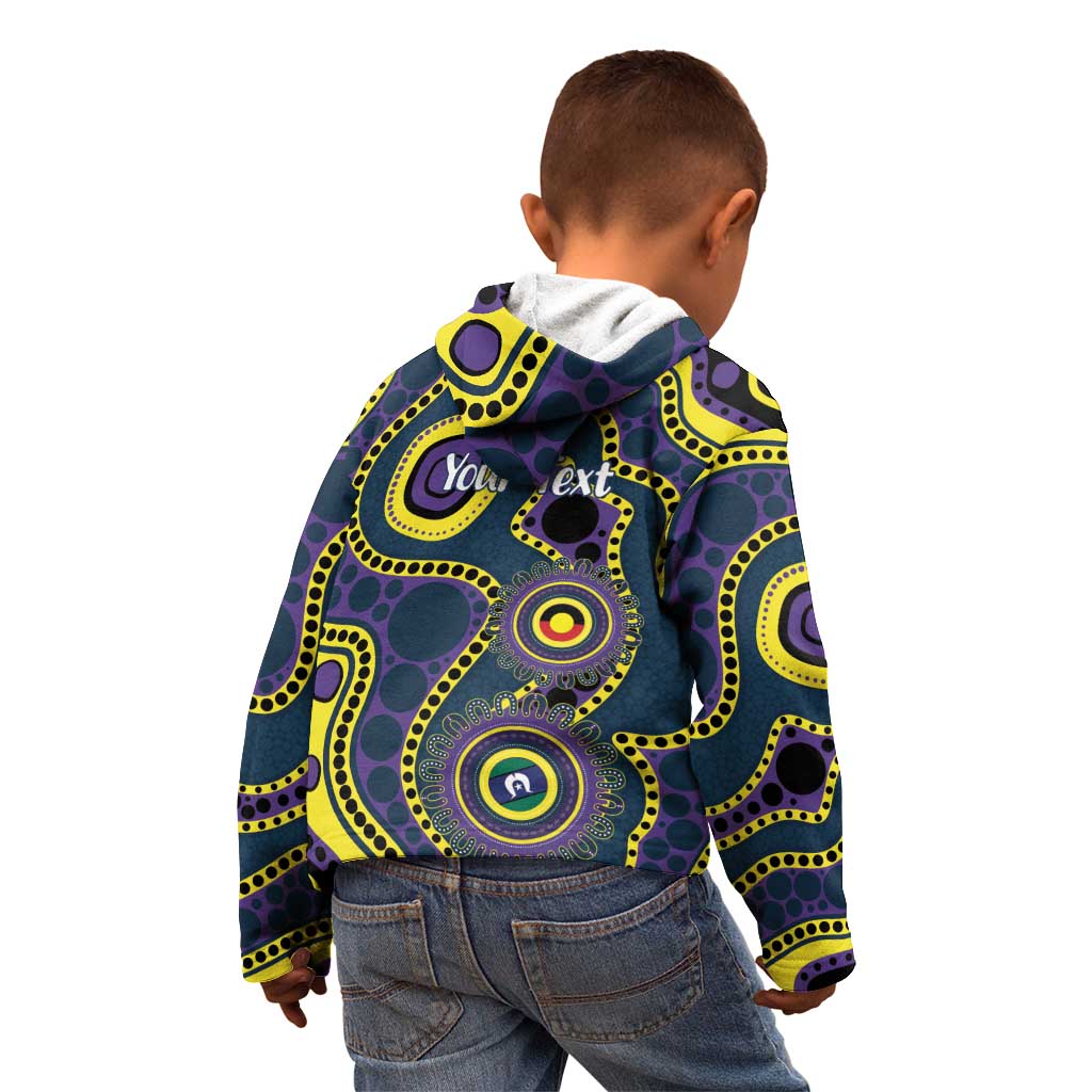 Storm NAIDOC Week 2026 Personalised Kid Hoodie 50 Years of Deadly Aboriginal Art