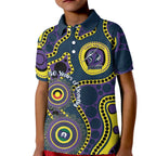 Storm NAIDOC Week 2026 Personalised Kid Polo Shirt 50 Years of Deadly Aboriginal Art