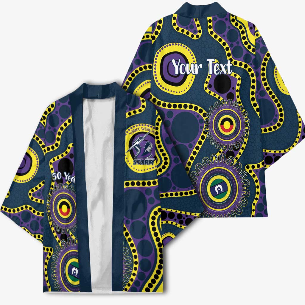 Storm NAIDOC Week 2026 Personalised Kimono 50 Years of Deadly Aboriginal Art