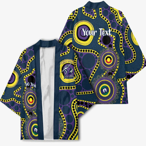 Storm NAIDOC Week 2026 Personalised Kimono 50 Years of Deadly Aboriginal Art