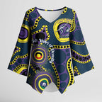 Storm NAIDOC Week 2026 Personalised Kimono Sleeve Blouse 50 Years of Deadly Aboriginal Art