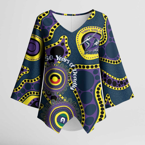 Storm NAIDOC Week 2026 Personalised Kimono Sleeve Blouse 50 Years of Deadly Aboriginal Art