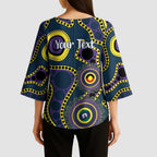 Storm NAIDOC Week 2026 Personalised Kimono Sleeve Blouse 50 Years of Deadly Aboriginal Art
